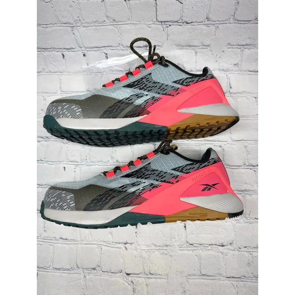 NWT the Reebok Work Nano X1 Adventure composite toe work sneakers Size 7.5